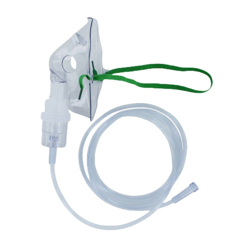 Adult Nebuliser Set, Mask, Chamber & 2.1 Metre Tubing