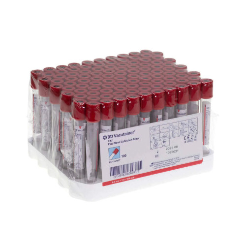 BD Vacutainer Blood Collect Tubes 6ml, Red
