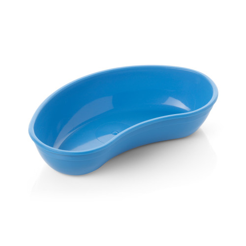 Small Plastic Kidney Dish - 6" Blue
