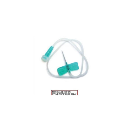 Winged Infusion Sets, 23g - 19mm x 30cm Tube, Blue (Butterfly)