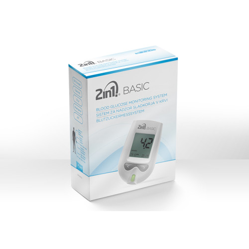 2in1 Blood Glucose Monitor System CLH Healthcare