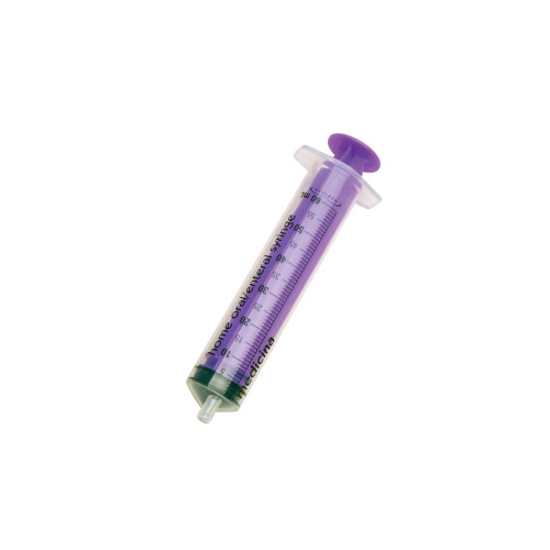Medicina 20ml Enteral Reusable Purple Oral Syringes Female Luer - HE20