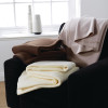 Light Camel Polyester Blanket - Double, 229x260cm