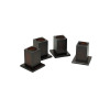 Wooden Bed Raisers, 14 Cube - Set (4)
