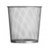 Small Silver Mesh Waste Bin