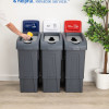 Procycle 80L Recycling Bins inc. Back Panel