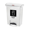 Rubbermaid Slim Jim Front Step Pedal Bins 30L