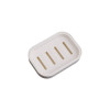 Plastic Soap Dish Tray in White