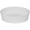 Plastic Soap Dish Tray in White