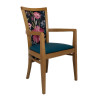 Venford Italia Dining Chair with Arms & Skis