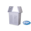 White Rectangular Laundry Hamper