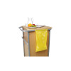 Yellow Beside Locker Waste Bags with Adhesive Strip