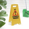 Yellow Wet Floor 'A' Board Sign