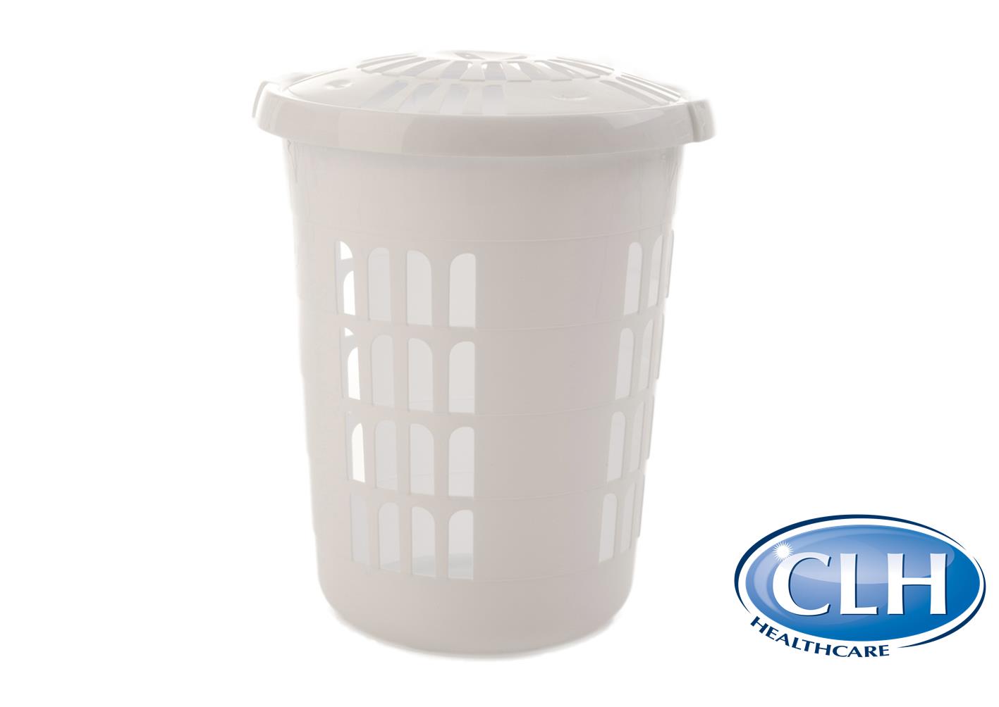 Aazon.co: Wheeled Laundry Haper Plastic With Handles, Set Of 2 (Pink