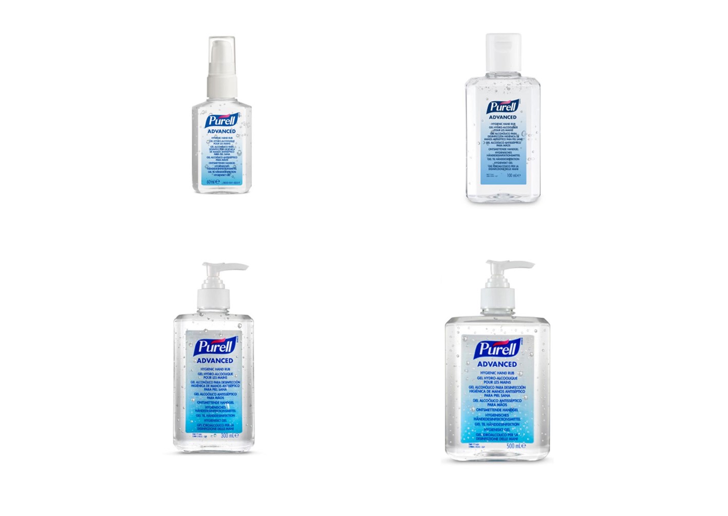 GoJo Purell Hand Sanitiser Rub CLH Healthcare