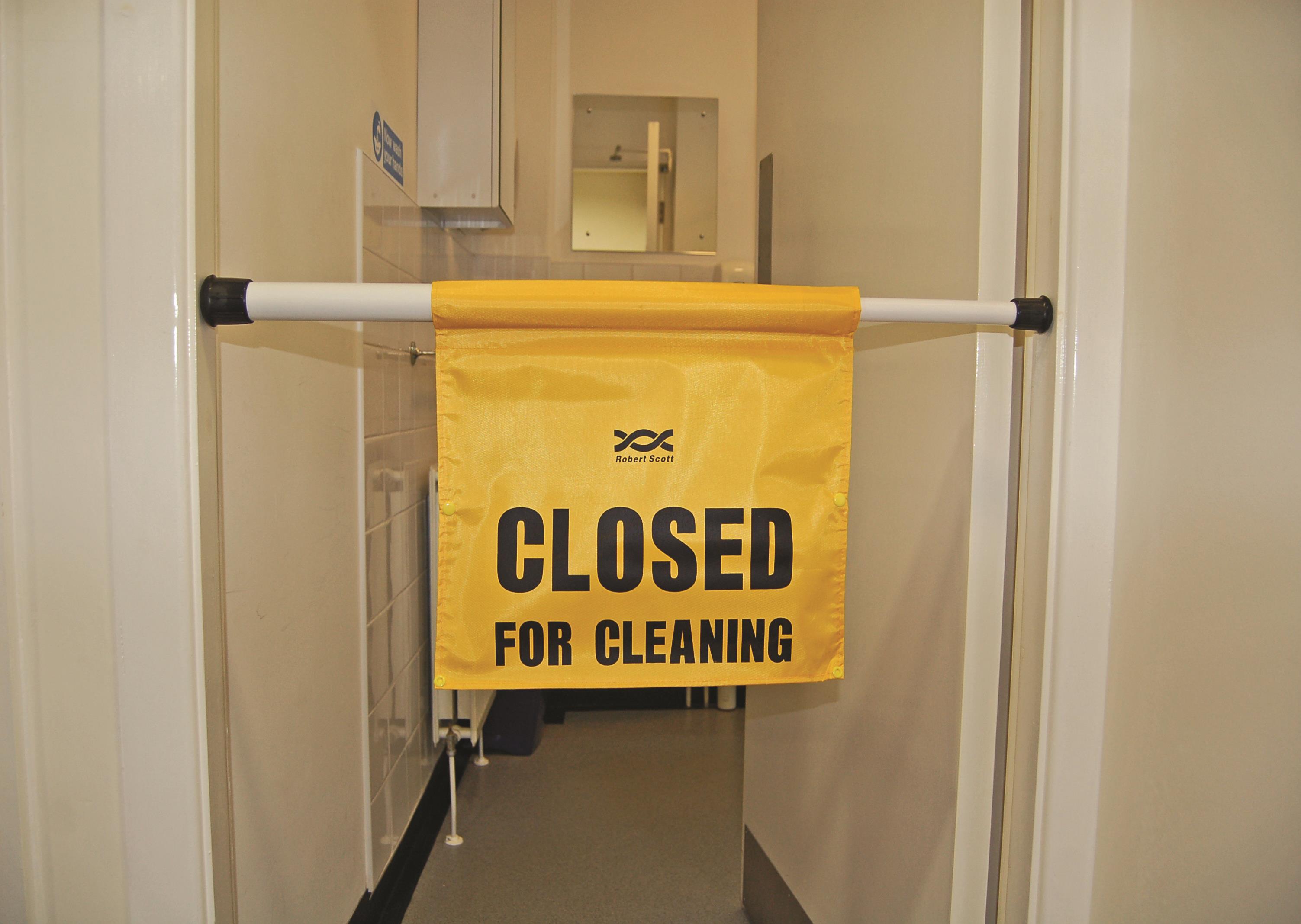 Hanging Door Safety Sign CLH Healthcare