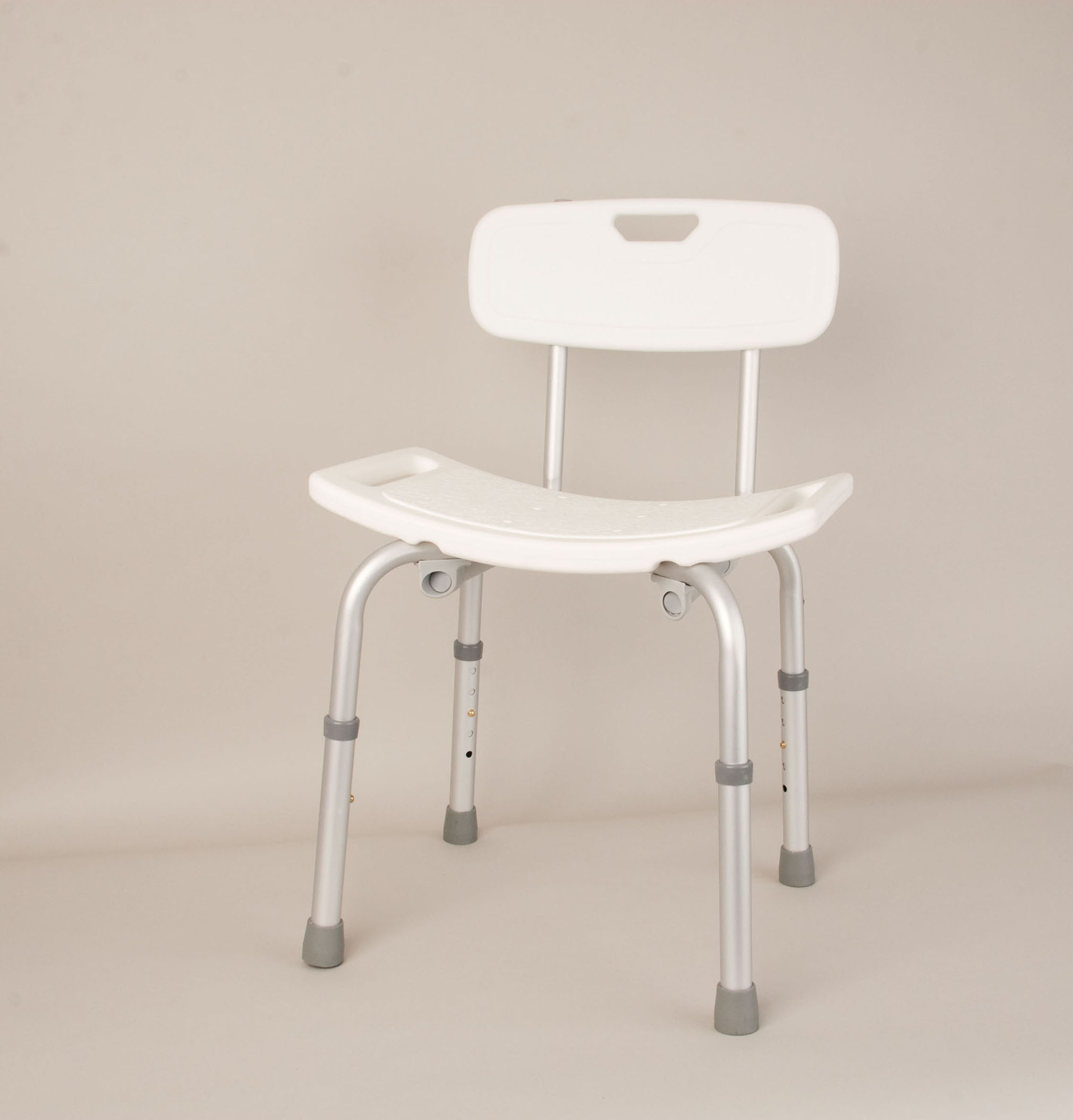 Deluxe Shower Stool With Backrest CLH Healthcare