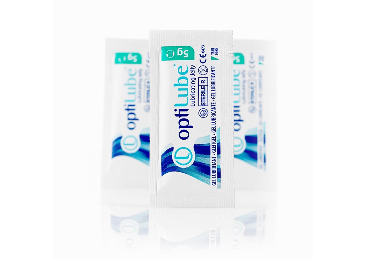 OptiLube Sterile Lubricating Jelly - 5g Sachets | CLH Healthcare OptiLube Sterile Lubricating Jelly - 5g Sachets | CLH Healthcare