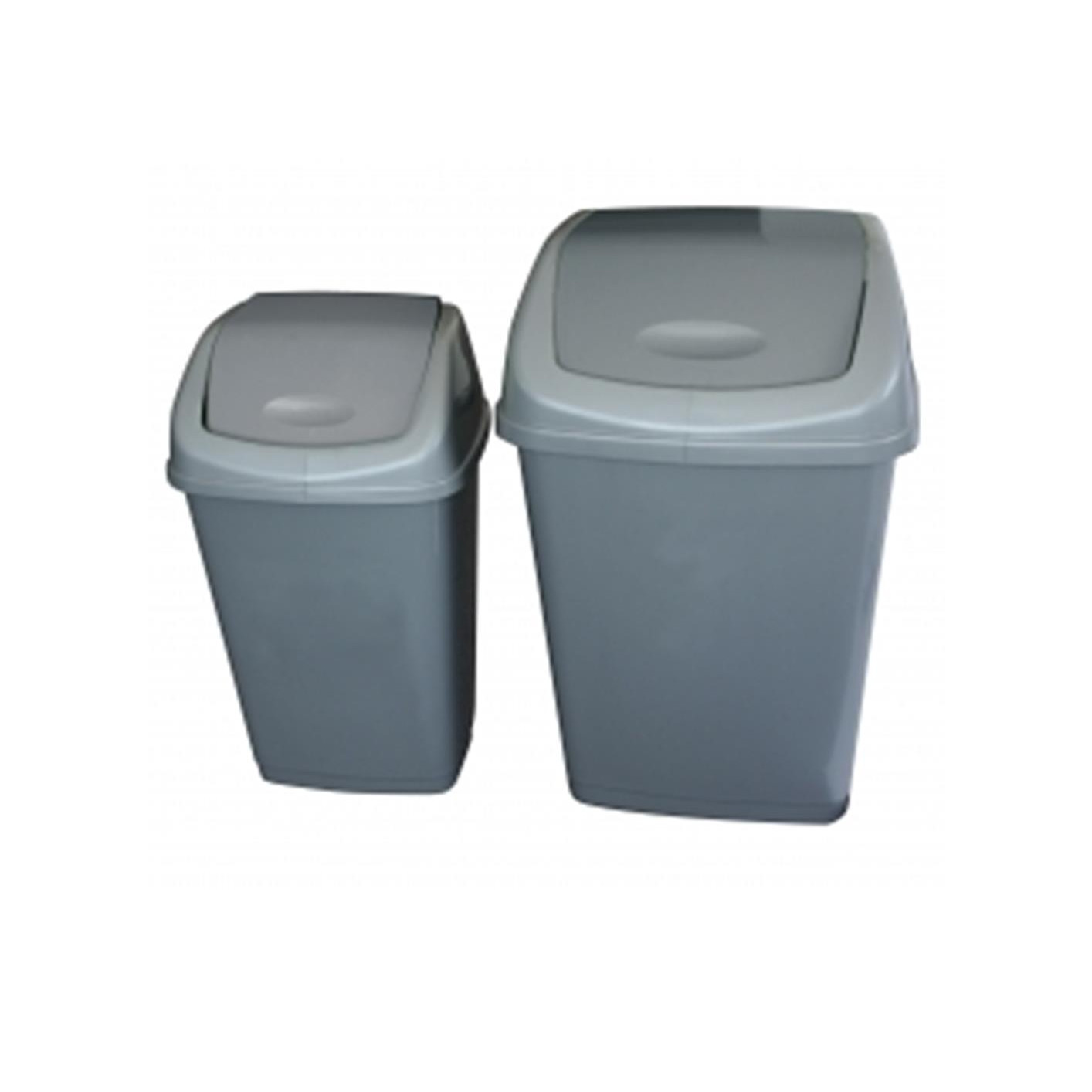 Grey Plastic Swing Bins CLH Healthcare