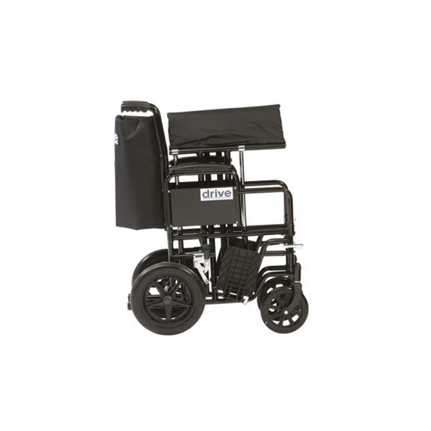 Bariatric Steel Transit Wheelchair, 22" Seat CLH Healthcare