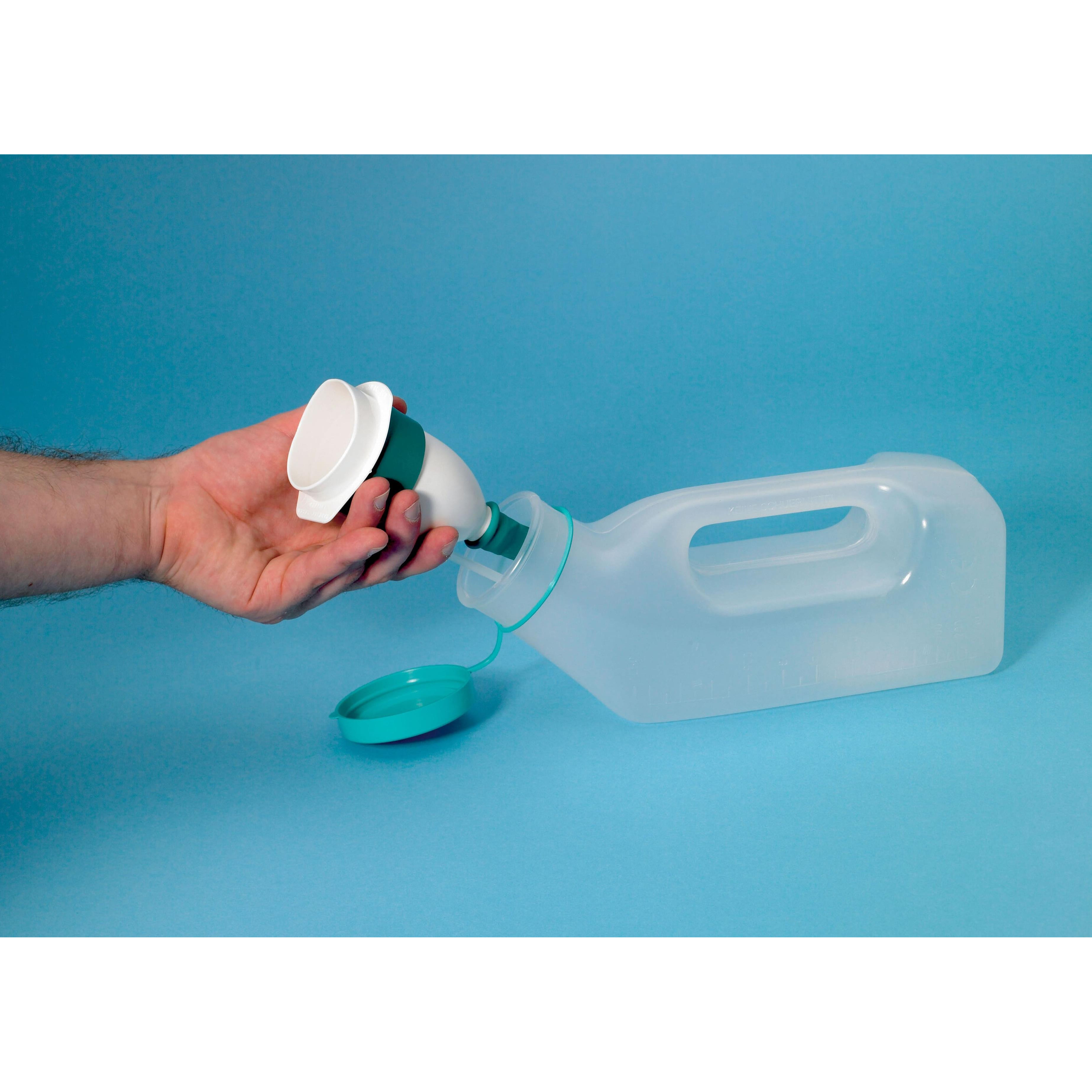 Urinal Adapter Non Spill Adaptor With Teat for Male Urinal | CLH Healthcare