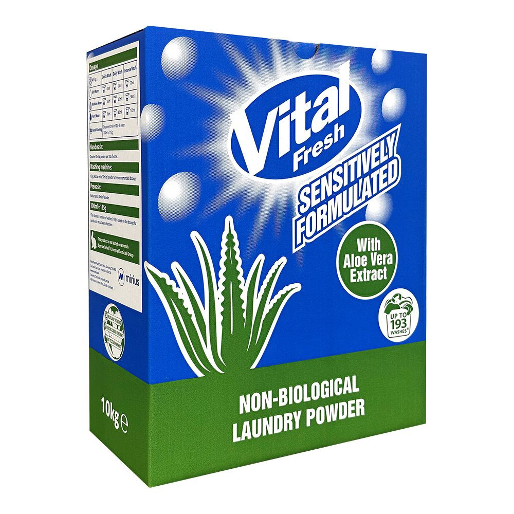 Vital Fresh Non Bio 135 Wash Laundry Powder CLH Healthcare