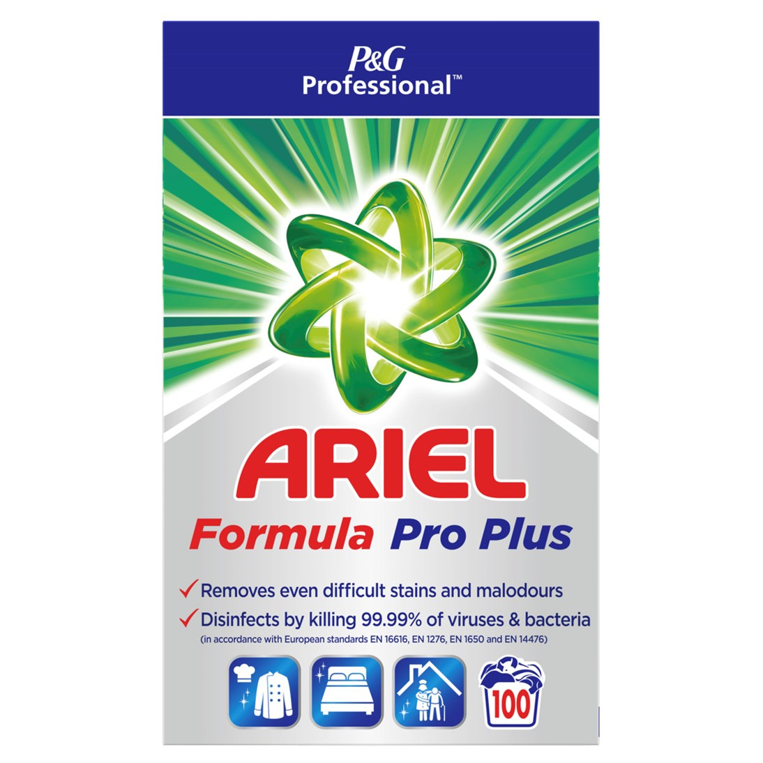 Ariel 100 Wash Pro Plus Formula Washing Powder | CLH Healthcare