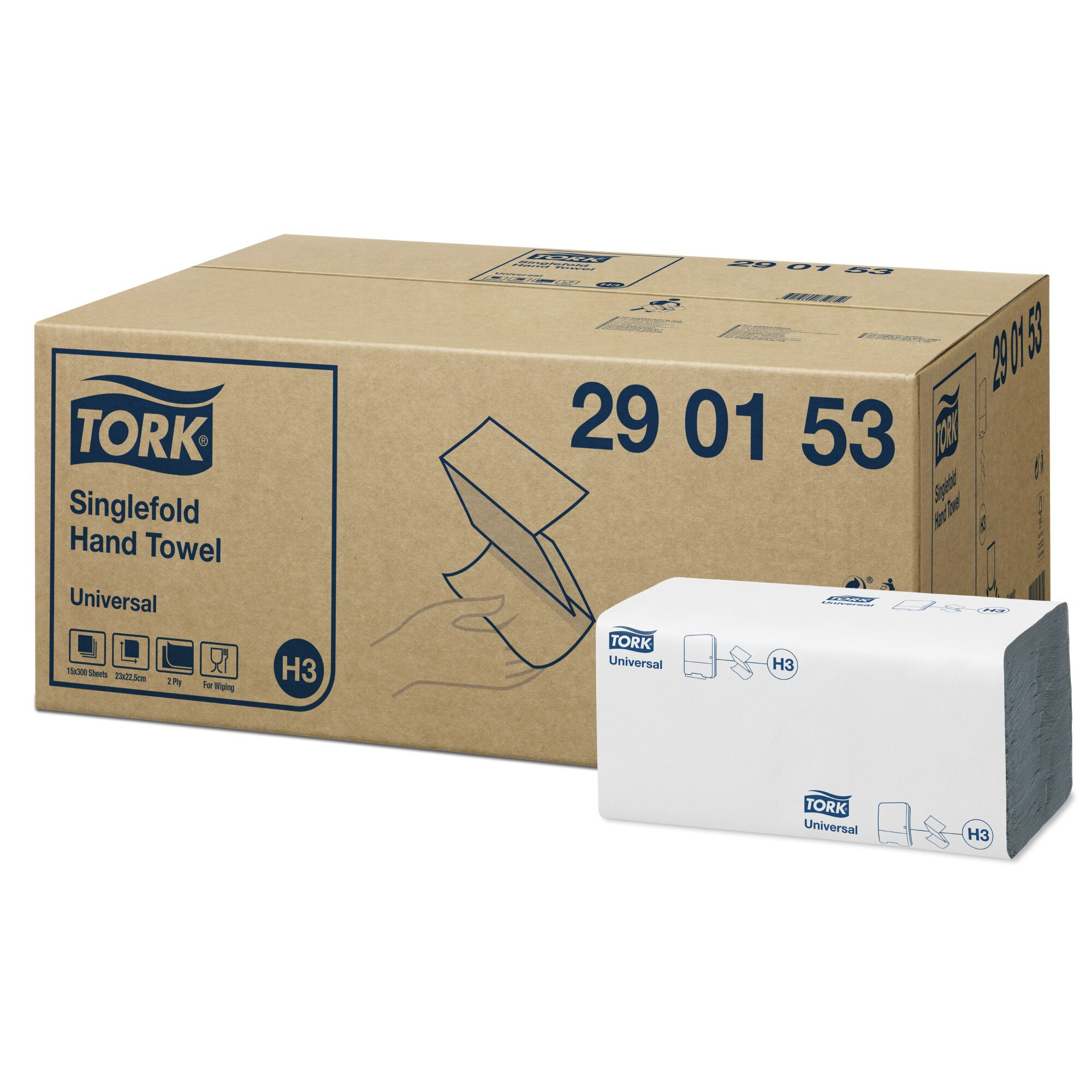 Tork Advanced 2 Ply White Paper Hand Towels CLH Healthcare