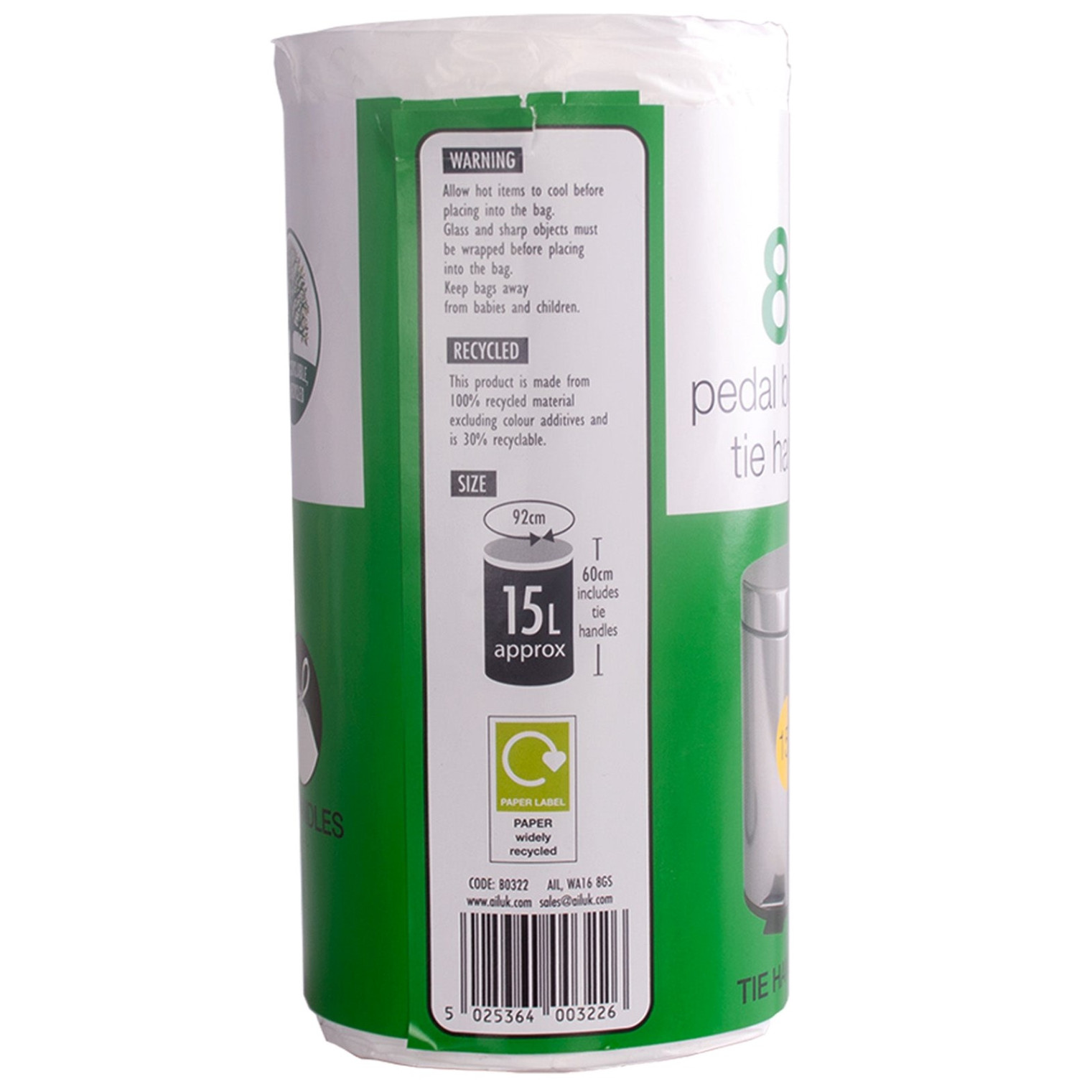 Pedal Bin Liners with Tie Handles CLH Healthcare