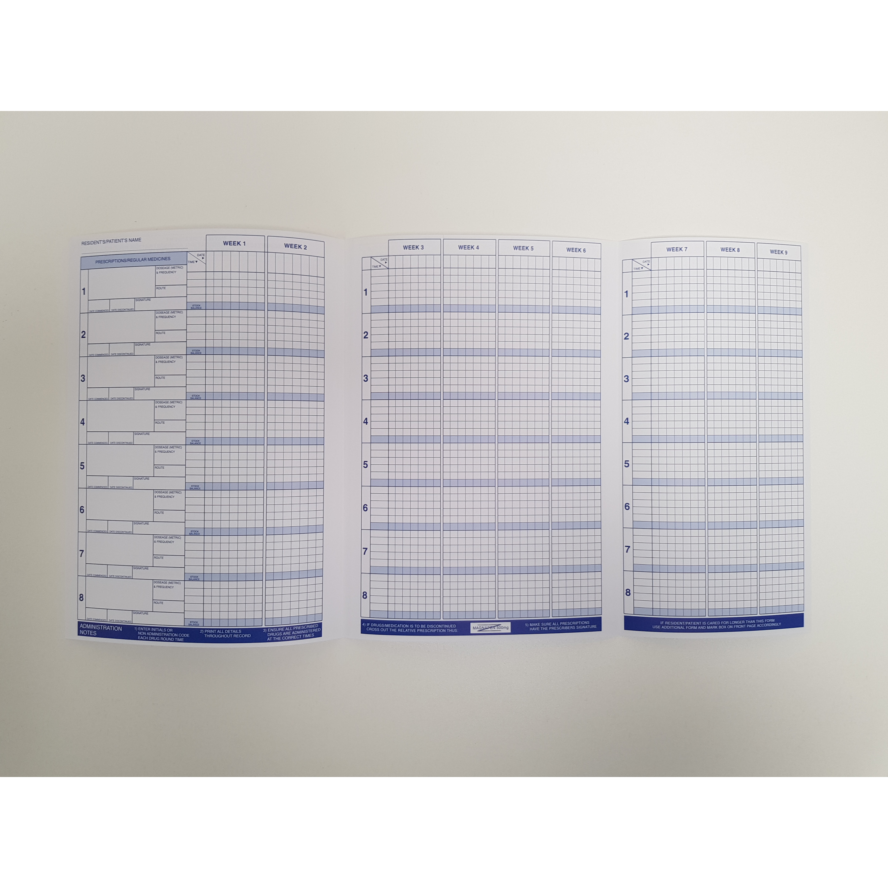 patient-drug-chart-clh-healthcare