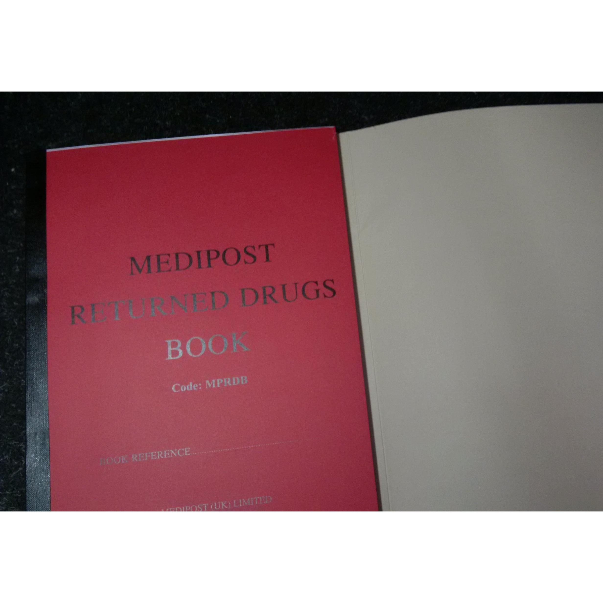 Record of Drugs Returned Book | CLH Healthcare