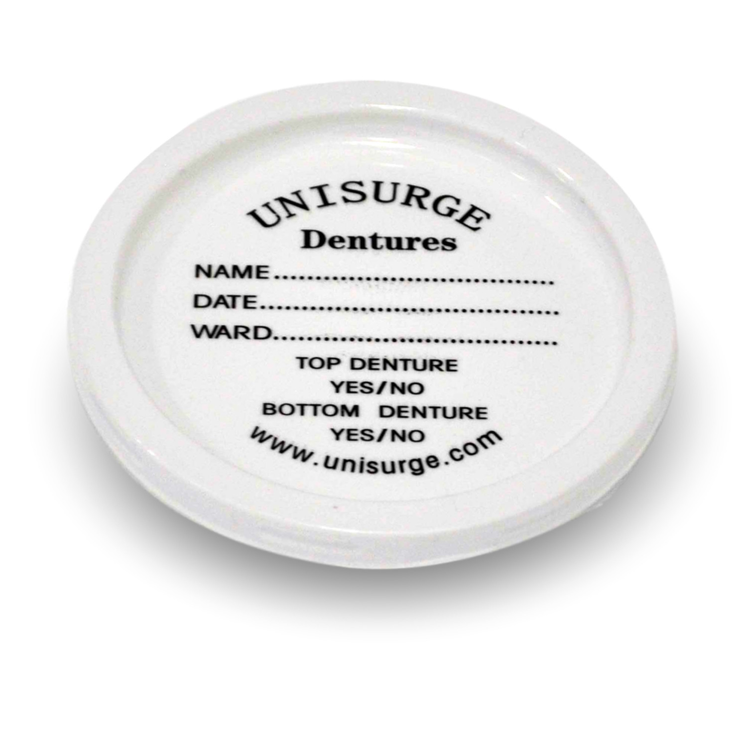 250ml Denture Pots and Lids CLH Healthcare