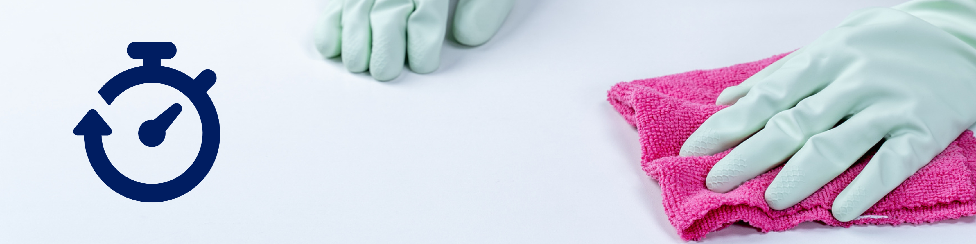 Contact time wiping surface