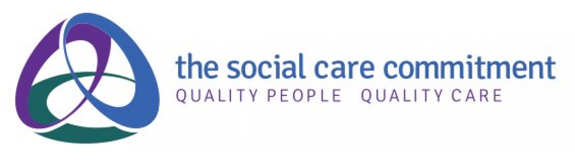 Social care commitment logo